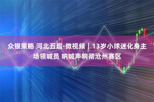 众银策略 河北五超·微视频｜13岁小球迷化身主场领喊员 呐喊声响彻沧州赛区