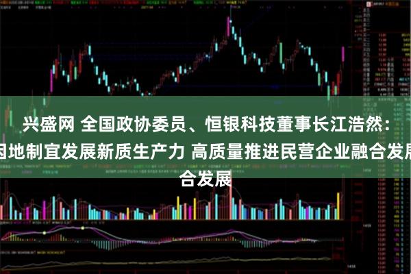 兴盛网 全国政协委员、恒银科技董事长江浩然：因地制宜发展新质生产力 高质量推进民营企业融合发展