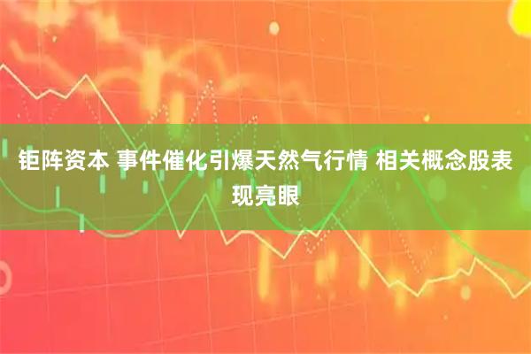 钜阵资本 事件催化引爆天然气行情 相关概念股表现亮眼