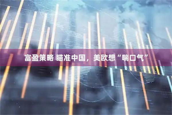 富盈策略 瞄准中国，美欧想“喘口气”