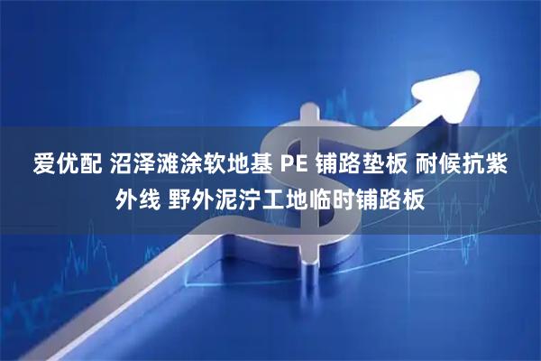 爱优配 沼泽滩涂软地基 PE 铺路垫板 耐候抗紫外线 野外泥泞工地临时铺路板