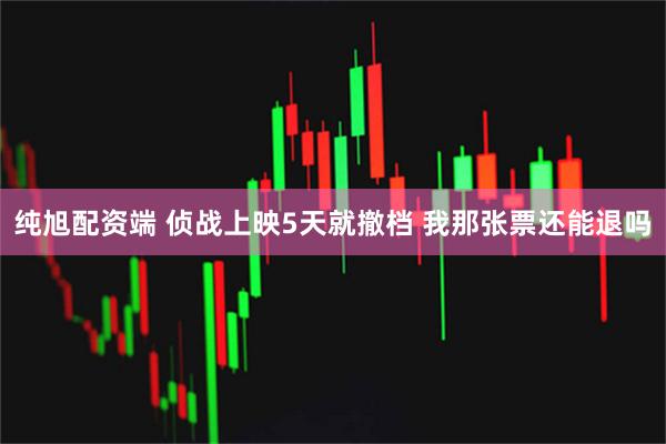 纯旭配资端 侦战上映5天就撤档 我那张票还能退吗