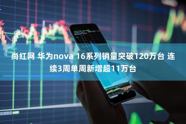 尚红网 华为nova 16系列销量突破120万台 连续3周单周新增超11万台